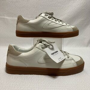 Tretorn Men's Cream and Brown Sneakers
